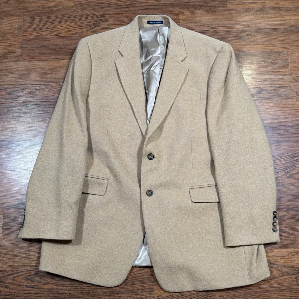 Ralph Lauren Loro Piana 100% Camel Hair Blazer Mens 46L Tan Sport Coat Canada